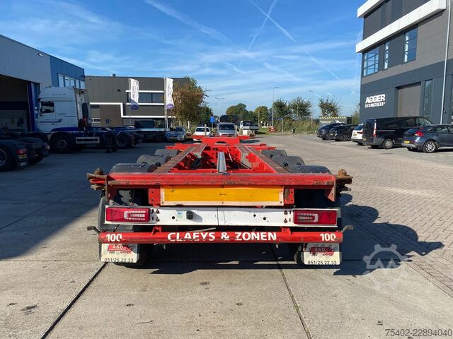 Containertransport A&D LPRS24 / 2x Extendable / 1x Lift Axle / Disc Br...