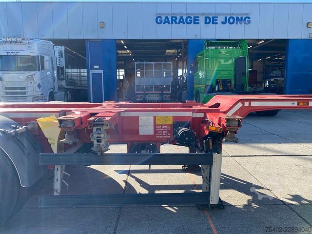 Containertransport A&D LPRS24 / 2x Extendable / 1x Lift Axle / Disc Br...