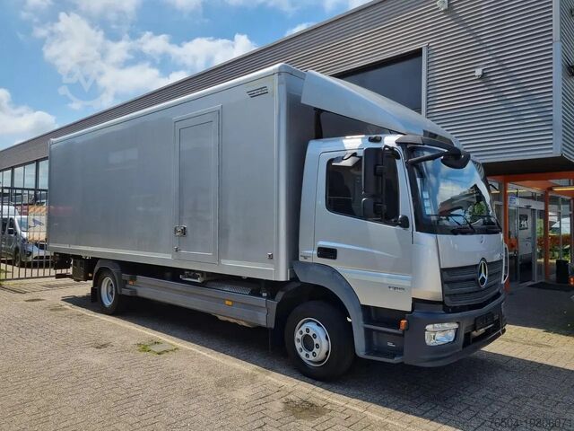 Box body Mercedes-Benz Atego 1218 Koffer/ Ladebordwand/ Airco/ Grau Me...