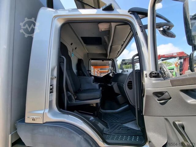 Box body Mercedes-Benz Atego 1218 Koffer/ Ladebordwand/ Airco/ Grau Me...