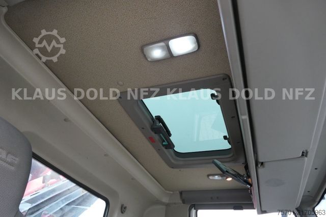 Roll-off tipper truck DAF CF 85.360 Abrollkipper Kran Lift-/Lenkachse