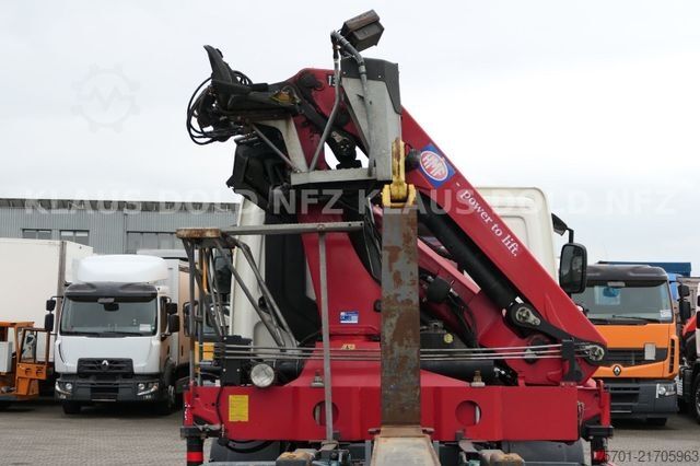 Roll-off tipper truck DAF CF 85.360 Abrollkipper Kran Lift-/Lenkachse