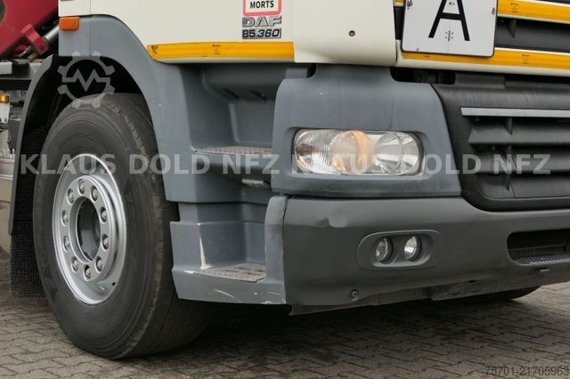 Roll-off tipper truck DAF CF 85.360 Abrollkipper Kran Lift-/Lenkachse
