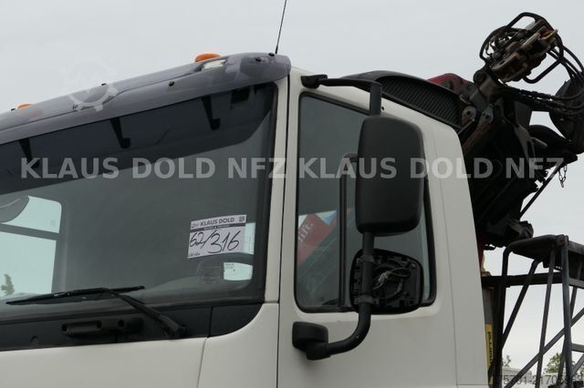 Roll-off tipper truck DAF CF 85.360 Abrollkipper Kran Lift-/Lenkachse
