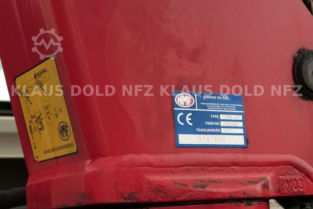 Roll-off tipper truck DAF CF 85.360 Abrollkipper Kran Lift-/Lenkachse