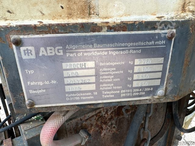 Asphalt mixing plant ABG Procut 500 mit Förderband