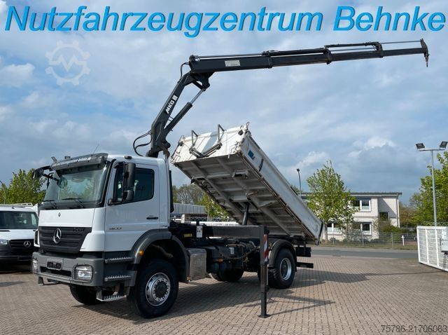 Kipper LKW MERCEDES-BENZ Axor 1833 AK 4x4/ Meiller/ MKG 10m=1t/ Org. 139t