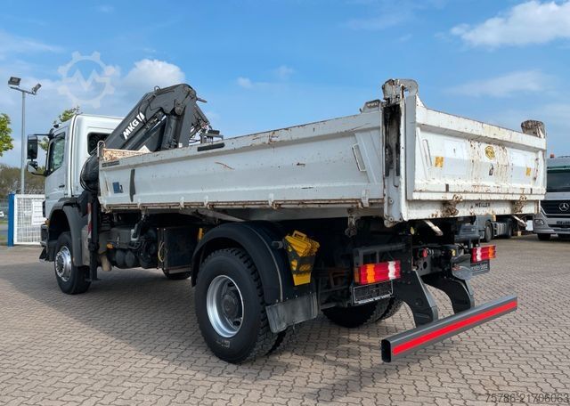 Kipper LKW MERCEDES-BENZ Axor 1833 AK 4x4/ Meiller/ MKG 10m=1t/ Org. 139t