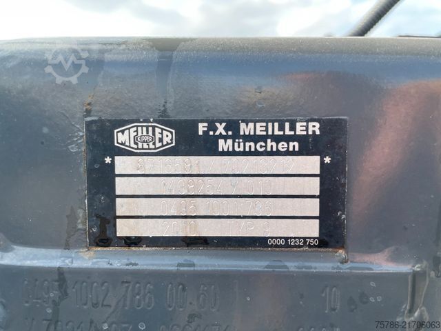 Kipper LKW MERCEDES-BENZ Axor 1833 AK 4x4/ Meiller/ MKG 10m=1t/ Org. 139t