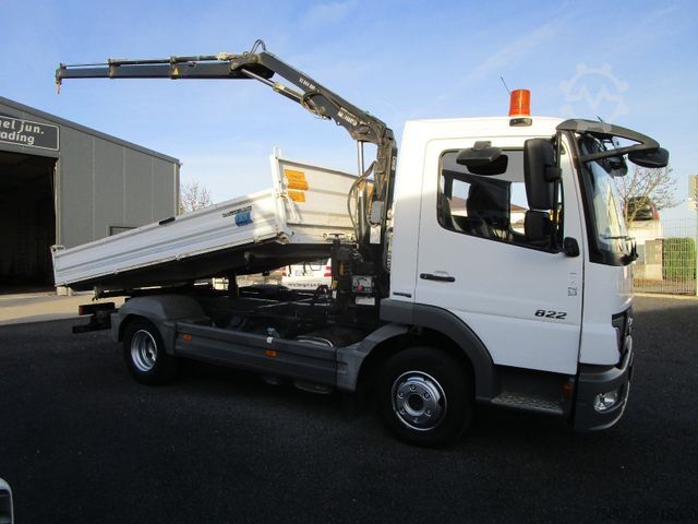 Dreiseitenkipper MERCEDES-BENZ Atego 822K *Kipper+Ladekran+2xAHK+Mod.2014*