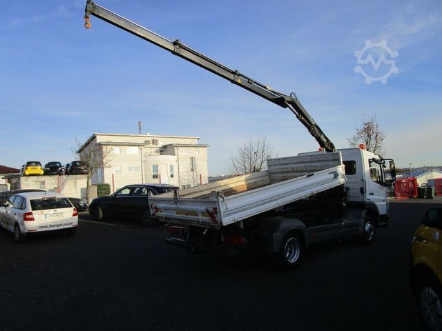 Dreiseitenkipper MERCEDES-BENZ Atego 822K *Kipper+Ladekran+2xAHK+Mod.2014*