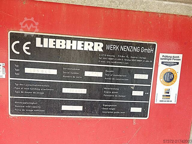 Reachstacker Liebherr LRS 645