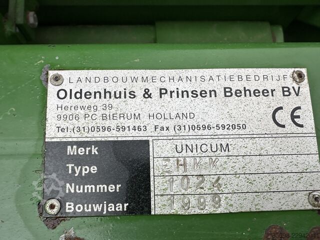 Oldenhuis & Prinsen Keulmac Unicum EHKK box tipper 160 cm KEULMAC Unicum-EHKK