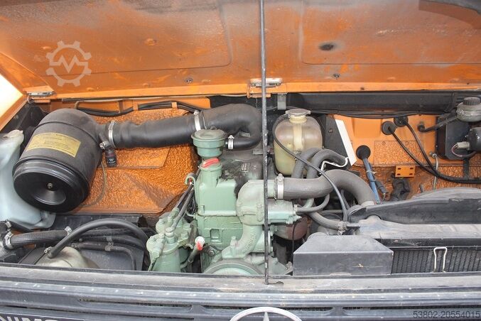 Unimog Klaus Bagger Frontlader Mercedes-Benz Unimog U424/U1000