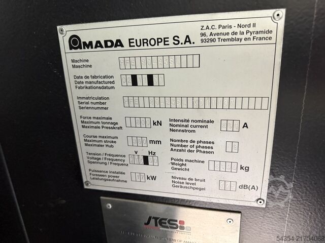 Hydraulic Press Brake Amada HFE 80-25 SL