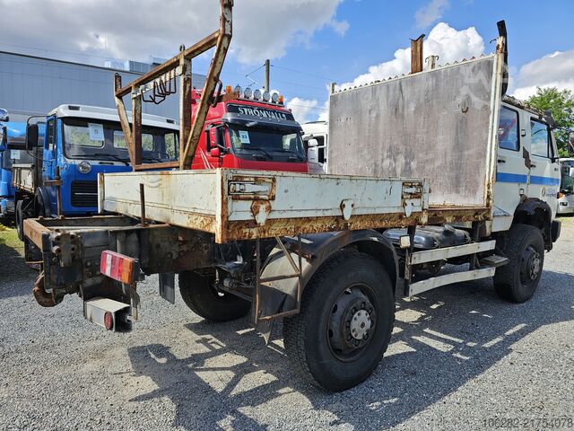 Flatbed truck MAN VW-MAN 8.150 FAE G90 4x4 Doppelkabine