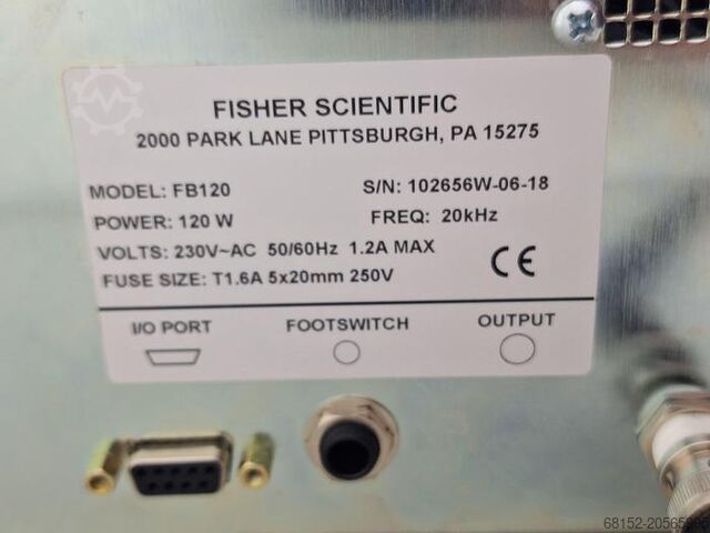 Fisher Scientific FB120 Sonic Dismembrator Fisher Scientific FB120