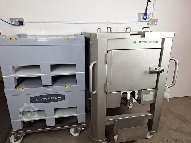 Sartorius Stedim Palletank Cubical Jacketed-Mix 200L Lagerbehälter Sartorius Stedim Palletank Cubical Jacketed-Mix 200L