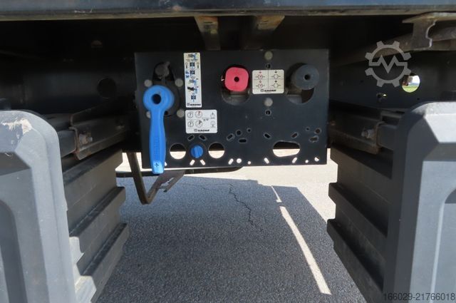 Open semitrailer with tarp KRONE Plnenauflieger