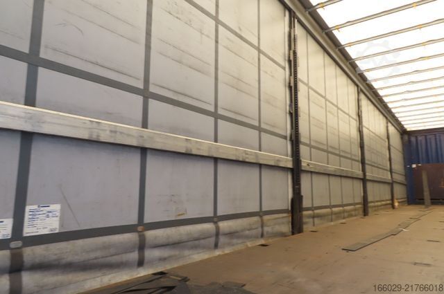 Open semitrailer with tarp KRONE Plnenauflieger