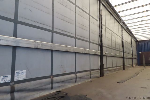 Open semitrailer with tarp KRONE Plnenauflieger
