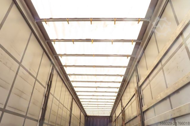 Open semitrailer with tarp KRONE Plnenauflieger