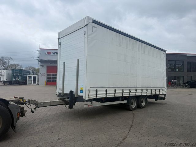 Open trailer with tarp Wiese Tandemanhänger