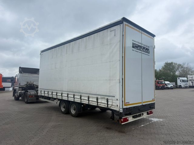 Open trailer with tarp  Wiese Tandemanhänger