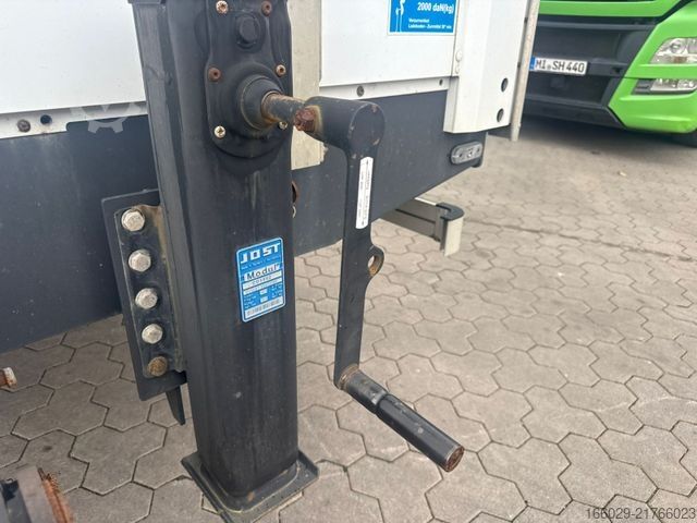 Open trailer with tarp Wiese Tandemanhänger