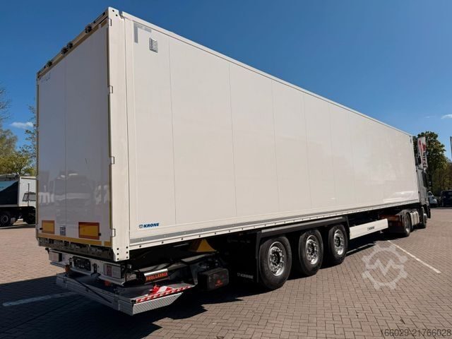 Box semitrailer KRONE Koffer-Sattelauflieger mit Ladebordwand