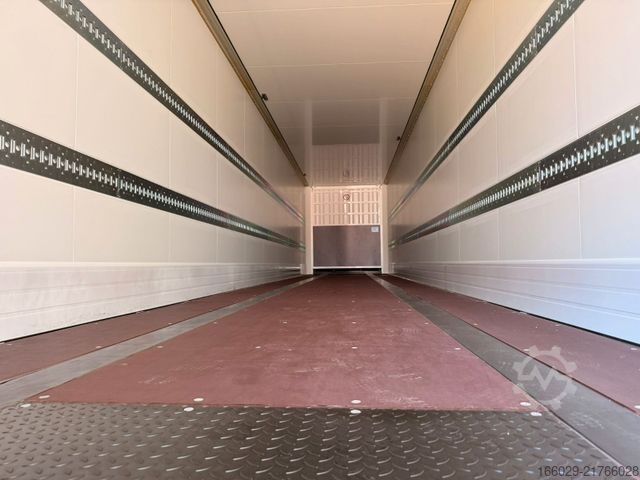 Box semitrailer KRONE Koffer-Sattelauflieger mit Ladebordwand