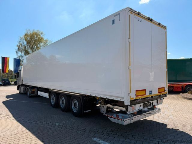 Box semitrailer KRONE Koffer-Sattelauflieger mit Ladebordwand