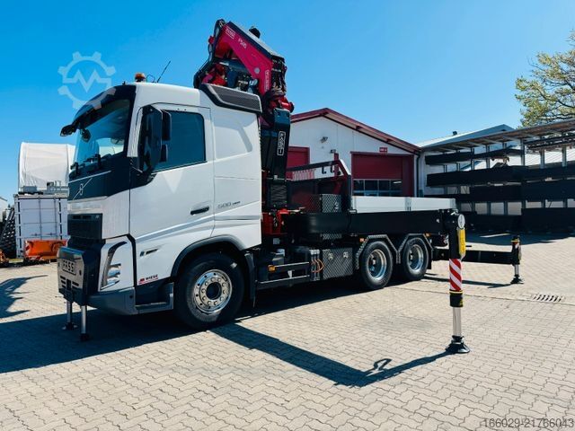 Schwerlast LKW/SZM VOLVO Volvo FH500 6x4 mit Fassi F545 Kran JIB Winde so