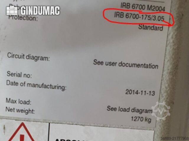 ABB IRB 6700-175/3.05 ABB IRB 6700-175/3.05