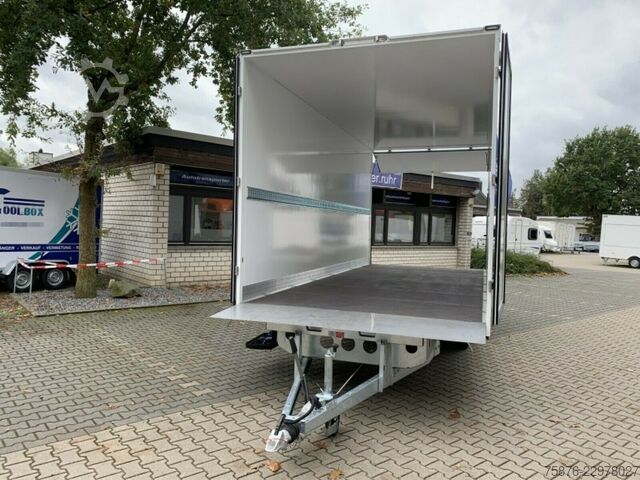 Box trailer BLYSS Kofferanhänger Ladebordwand 580x230x240 3500kg