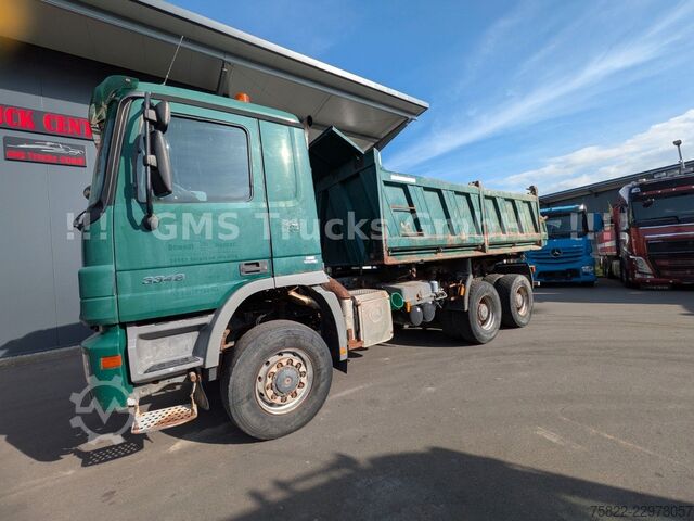 Dreiseitenkipper LKW MERCEDES-BENZ Actros 3348 / 6X6 ALLRAD/Full Steel/ EPS 3 Pedal