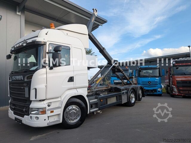 Abrollkipper SCANIA R500 V8 / Manual / TOP ZUSTAND / German