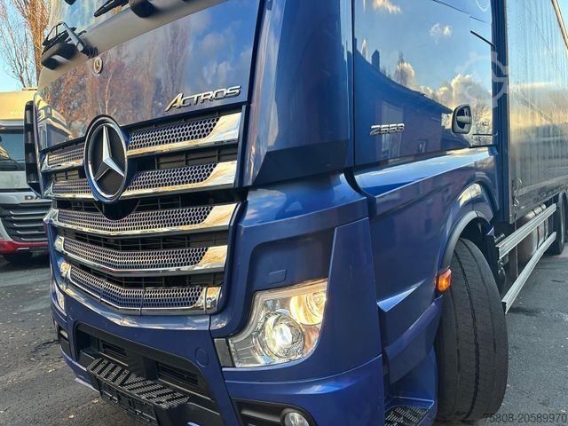 Flatbed truck with tarp MERCEDES-BENZ Actros 2553 6x2 Plane ACC PPC Big Sapce Lenk Ret