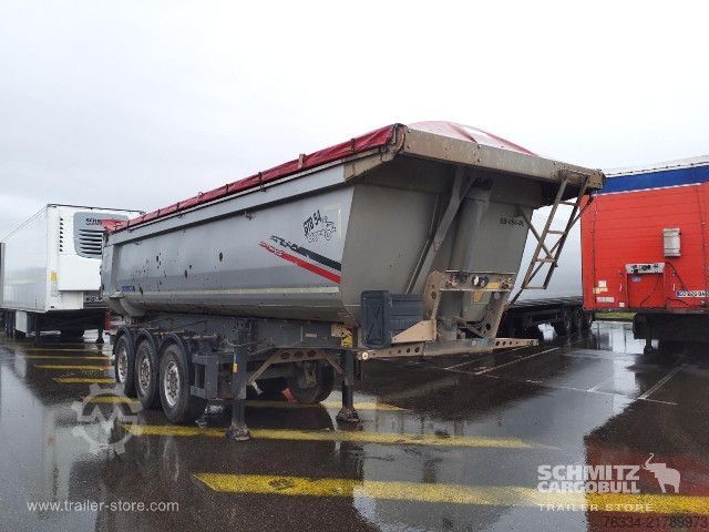 Tipper semitrailer Schmitz Cargobull Semitrailer Tipper Steel half pipe body 26m³