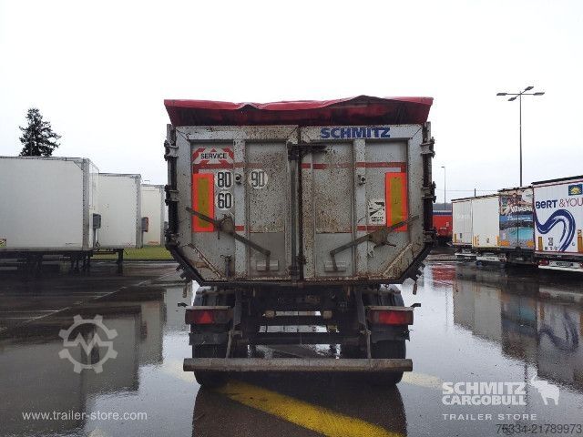 Tipper semitrailer Schmitz Cargobull Semitrailer Tipper Steel half pipe body 26m³