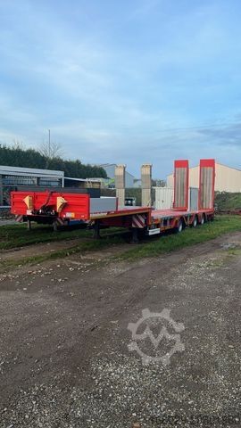 Low loader semitrailer KÄSSBOHRER KSLA RJ Mega Jumbo Tieflader tele Wie Neu