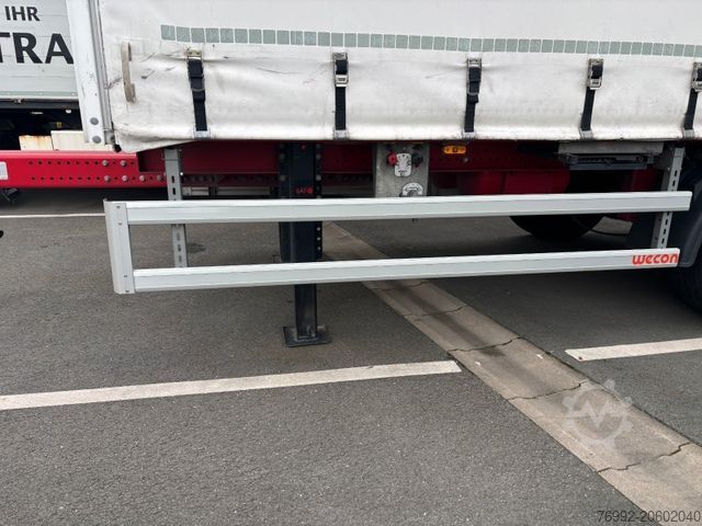 Open trailer with tarp WECON Tandem Anhänger Plane APZ 218