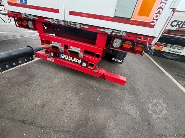 Open trailer with tarp WECON Tandem Anhänger Plane APZ 218