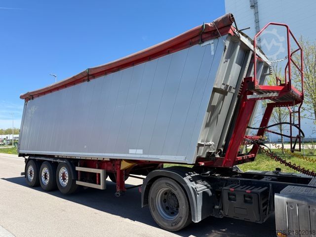 Tipper semitrailer KEMPF SKM 35-3/ 47m³/Luft-Lift/Stahl-Alu