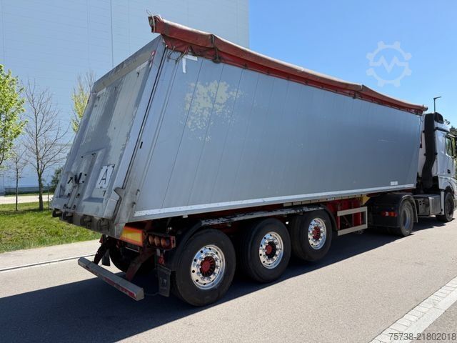Tipper semitrailer KEMPF SKM 35-3/ 47m³/Luft-Lift/Stahl-Alu