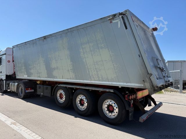Tipper semitrailer KEMPF SKM 35-3/ 47m³/Luft-Lift/Stahl-Alu