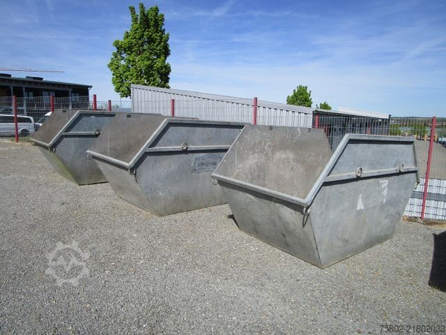 Trailer UNSINN FZ-TECHNIK 3x Verzinkte Absetzcontainer