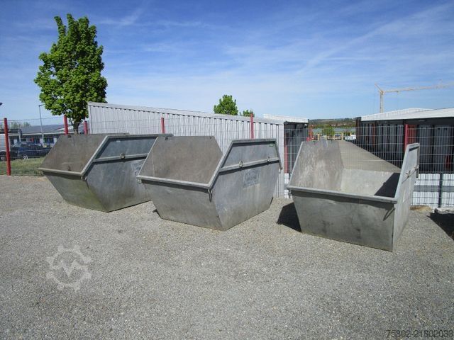 Trailer UNSINN FZ-TECHNIK 3x Verzinkte Absetzcontainer