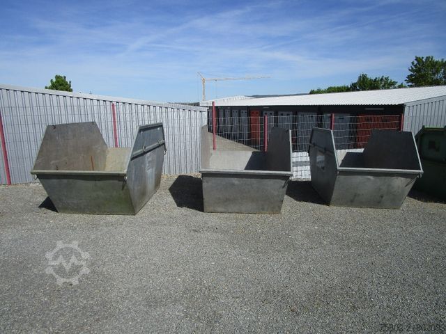 Trailer UNSINN FZ-TECHNIK 3x Verzinkte Absetzcontainer
