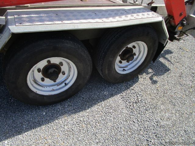 Roll off trailer UNSINN FZ-TECHNIK Absetzcontainer Anhänger+Teleskop+Deckelmulde